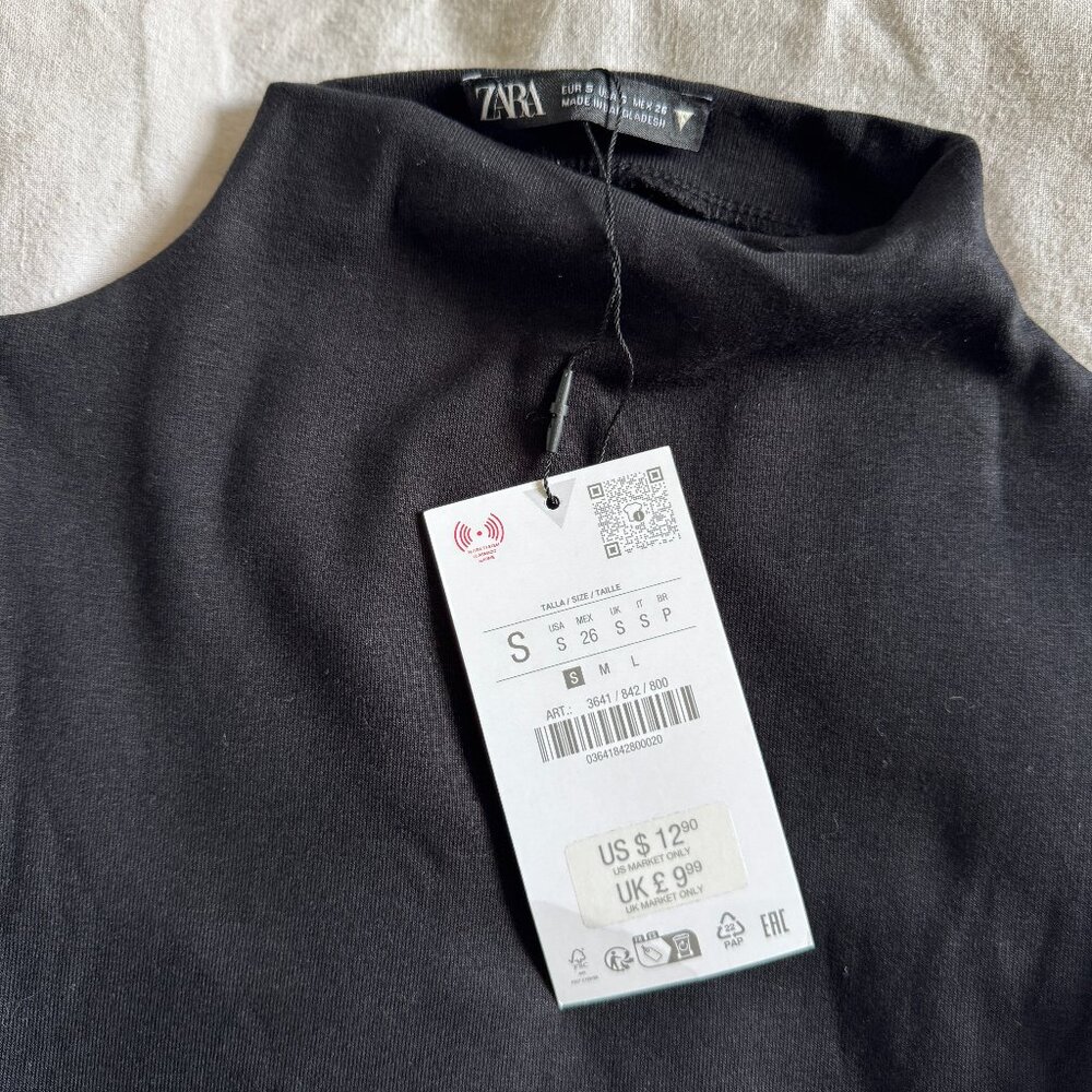 ZARA Cotton Modal Top - Size S
